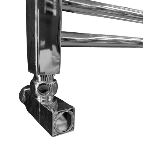 Фото Полотенцесушитель Ника ЛМ-2 60/40 с вентилями (комплект люкс)*