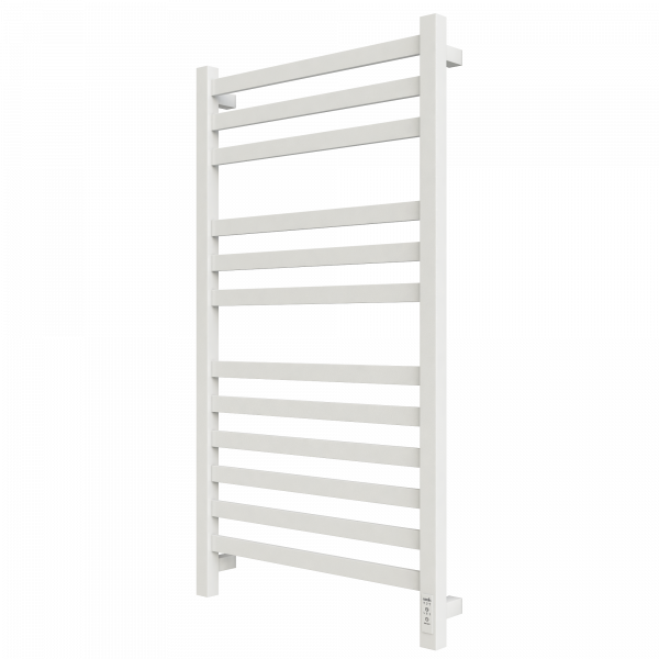 Полотенцесушитель Электрич. с/т GROIS Bruno GR-123 400х1000 П12 U RAL9003 белый матовый - фото и схемы подключения