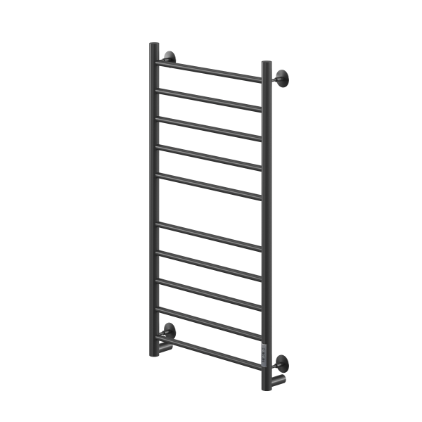 Полотенцесушитель Электрич.кабельный Ника ВЭЙ-2 100/50 RAL9005 черный матовый U - фото и схемы подключения