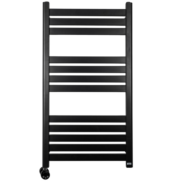 Полотенцесушитель GROIS Leila GR-016 500х1000 П12 (3+4+5) RAL9005 ЛТЭН черный матовый