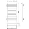 Фото Полотенцесушитель MYFREA My New York 100/50