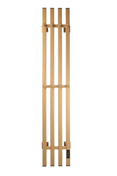 Полотенцесушитель электрический с/т Comfysan Альто-К (Alto-K) EC-4 120/18, матовое золото ЭК - фото и схемы подключения