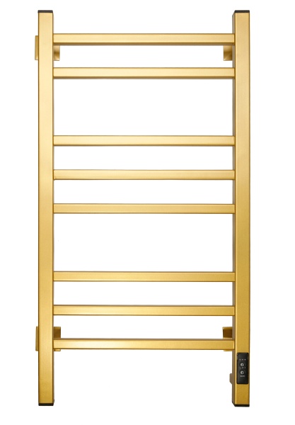 Полотенцесушитель электрический с/т Comfysan Верона-К (Verona-K) EC-8 100/50, матовое золото ЭК - фото и схемы подключения