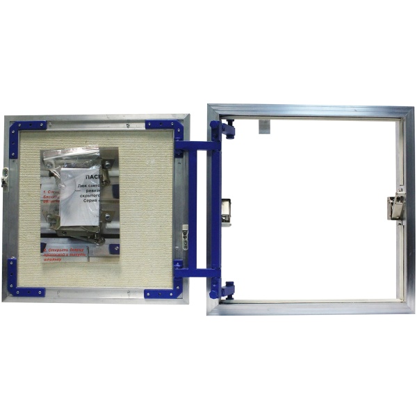 Люк под плитку Люкер AL-KR 40/30 (в/ш) размер дверцы 35/25