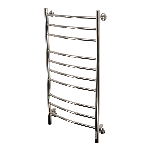 Полотенцесушитель электрический с/т Comfysan Ноуми (Noumi) EC-10 100/40, хром - фото и схемы подключения