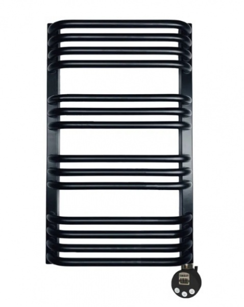 Полотенцесушитель Terma ALEX 1140/500 RAL 9005 черный матовый + TERMI-R