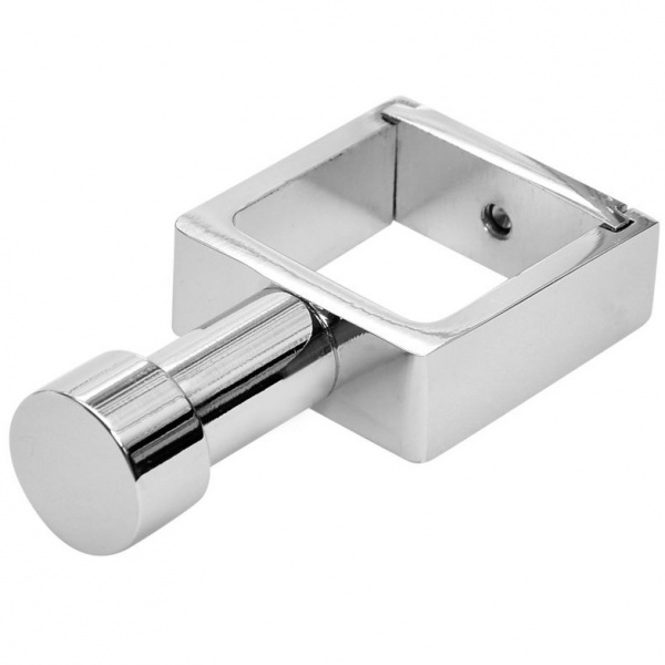 Крючок 1"(30) для полотенцесушителя с разъемным кольцом для квадратного профиля SGHQ30-00 (ВКР04) купить оптом по выгодной цене в Москве