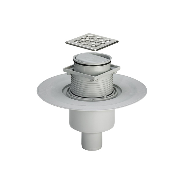 Трап для душа вертик.ф50 регулируемый (с сухим затвором) Viega Advantix (4936.3) 583224