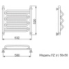 Фото Полотенцесушитель Ника ЛZ (Г) 50/50*