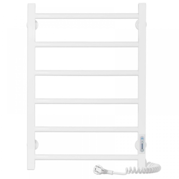 Полотенцесушитель с/т Laris Феличия ЧКБ П6 400/600 правый тэн белый 73207588 RU - фото и схемы подключения