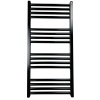 Полотенцесушитель Terma FIONA 900/430 RAL 9005 черный матовый - фото и схемы подключения