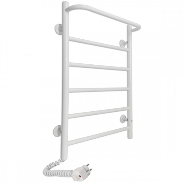 Полотенцесушитель с/т Laris Прайм ЧК П6 400/600 левый тэн белый 75201059 RU - фото и схемы подключения