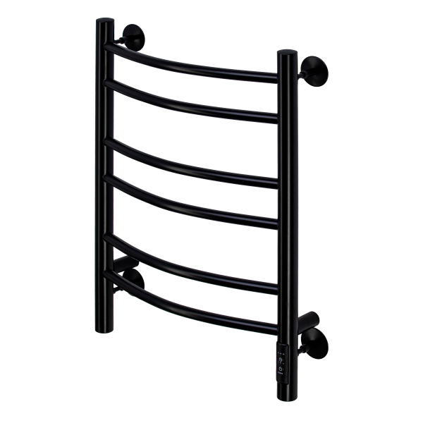 Полотенцесушитель электрический с/т Comfysan Ноуми (Noumi) EC-6 60/40, черный - фото и схемы подключения