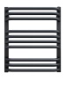 Полотенцесушитель Terma ALEX 540/500 RAL 9005 черный матовый - фото и схемы подключения