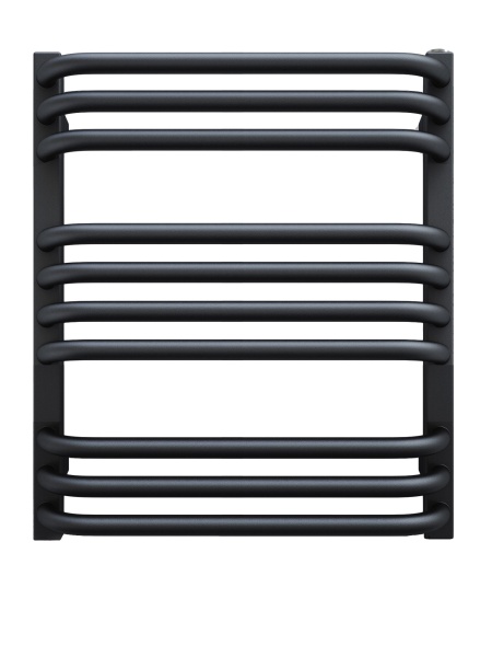 Полотенцесушитель Terma ALEX 540/500 RAL 9005 черный матовый - фото и схемы подключения