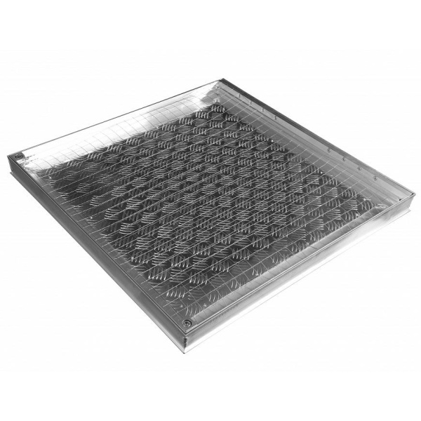 Люк напольный универсал люкс 80/80 (ш/в гл 5,4) с амортизаторами*