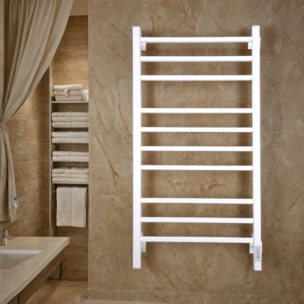 Полотенцесушитель электрический с/т Comfysan Пиоли-К (Pioli-K) EC-10 100/50, белый - фото и схемы подключения