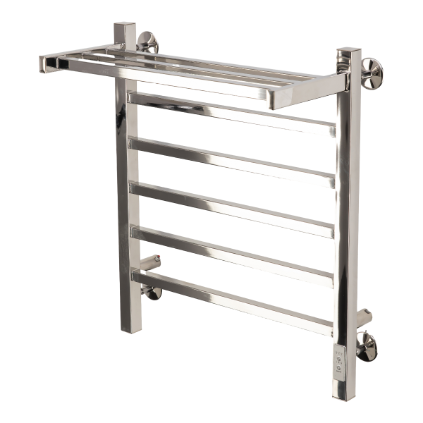 Полотенцесушитель электрический с/т Comfysan Мартэ-К (Marte-K) EC-6 60/50 с полкой, хром - фото и схемы подключения