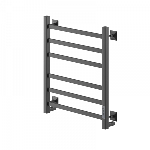 Полотенцесушитель Электрич.кабельный Ника СТЕП-1 60/50 RAL9005 черный матовый U - фото и схемы подключения