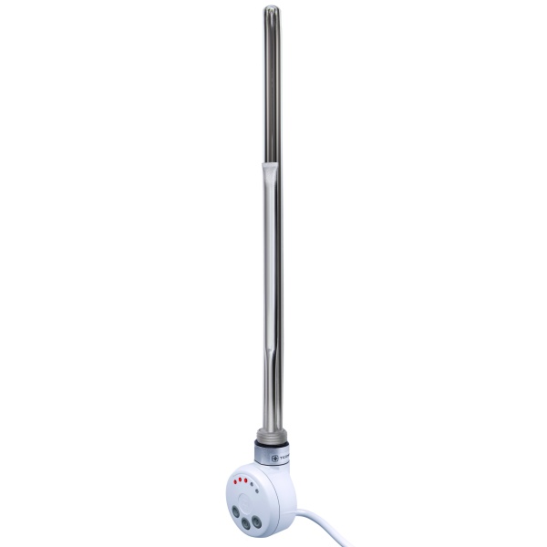 Электрический ТЭН Мег 1.0 300W RAL9016 белый, кабель спиральный с вилкой купить оптом по выгодной цене в Москве