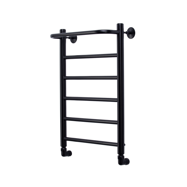 Фото Полотенцесушитель водяной Comfysan Капри (Capri) W-6 60/40 с полкой, черный