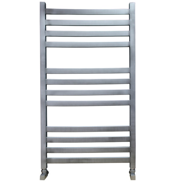 Фото Полотенцесушитель Ника ЛМ-6 100/50 Мат. Античное серебро с вентилями (комплект люкс) УЦ