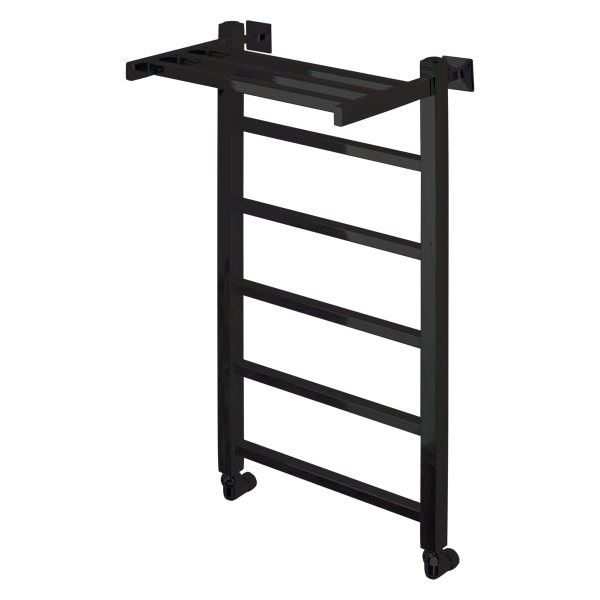 Фото Полотенцесушитель водяной Comfysan Мартэ-К (Marte-K) W-6 80/40 с полкой, черный