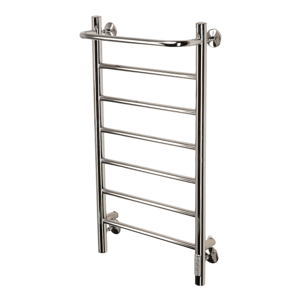 Полотенцесушитель электрический с/т Comfysan Капри (Capri) EC-8 80/40 с полкой, хром - фото и схемы подключения