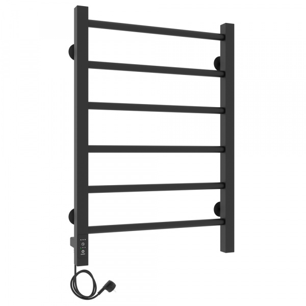 Полотенцесушитель с/т Laris Феличия ЧКЧ П6 400/600 левый тэн черный 73207610 RU - фото и схемы подключения