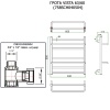 Полотенцесушитель ГРОТА VISTA 63/60 (758SCH040504)