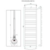 Полотенцесушитель ГРОТА ECOCALMA 63/180 ТЭН хром