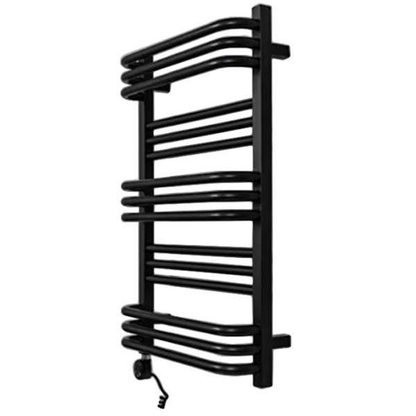 Полотенцесушитель GROIS Mayra GR-012 500х800 П15 (3+3+3+3+3) RAL9005 ЛТЭН черный матовый