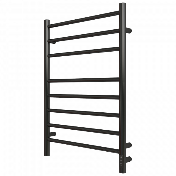 Полотенцесушитель Электрич. с/т GROIS Laura GR-132 500x 800 RAL 9005 П8 R черный матовый - фото и схемы подключения