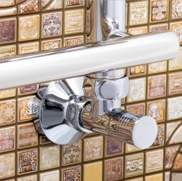 ВЕНТИЛЬ ЗАПОРНЫЙ УГЛОВОЙ КОЛП  1" x 3/4"  г/г  ZZ-4707 (4707SCH1005) купить оптом по выгодной цене в Москве