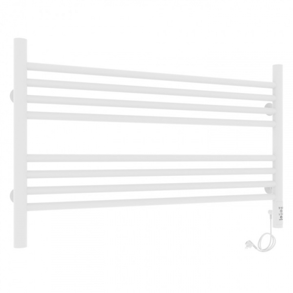 Полотенцесушитель с/т Laris Оливия ЧК8 800/500 правый тэн белый матовый 73207627 RU - фото и схемы подключения