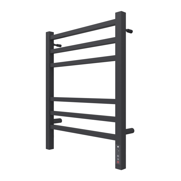 Полотенцесушитель с/т Terminus Электро КС Ватикан П6 450/600 (3+3)(new встр димм) 9005 черный матов - фото и схемы подключения