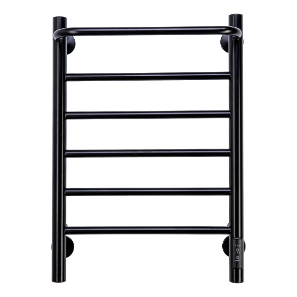 Полотенцесушитель электрический с/т Comfysan Капри (Capri) EC-6 60/40 с полкой, черный - фото и схемы подключения