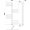 Фото Полотенцесушитель TERMINUS Люкс Европа П28 70х1400 NEW