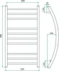 Фото Полотенцесушитель ГРОТА PRIMO 53/90