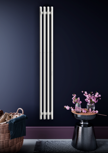 Полотенцесушитель Электрич. с/т GROIS Quartet GR-135 180х1500 П3 RAL 9016 R белый матовый - фото и схемы подключения