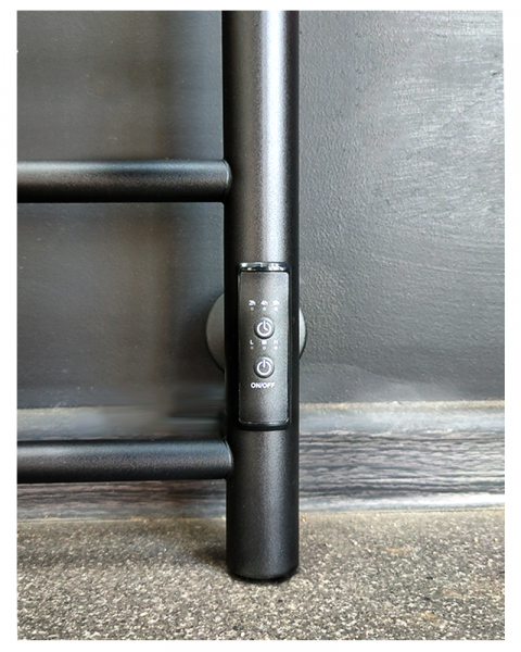 Полотенцесушитель электрический с/т Comfysan Аврора EC-8 80/30, черный - фото и схемы подключения