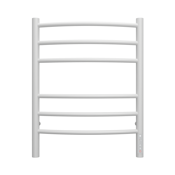 Полотенцесушитель с/т Terminus Электро КС Классик П6 450/600 (3+3)(new встр диммер) 9003 белый матов - фото и схемы подключения