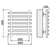 Фото Полотенцесушитель Ника ЛБ-8 60/50*