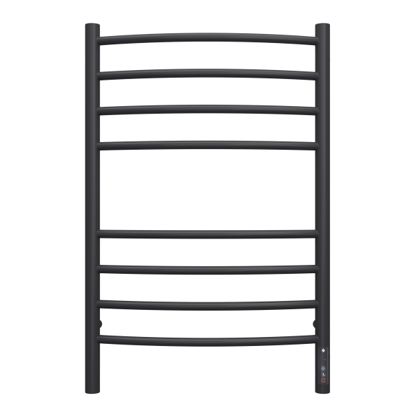 Полотенцесушитель с/т Terminus Электро КС Классик П8 500/800 (4+4)(new встр димм) 9005 черный матов - фото и схемы подключения