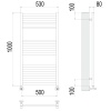 Фото Полотенцесушитель TERMINUS Люкс Грета П13 500х1000 NEW