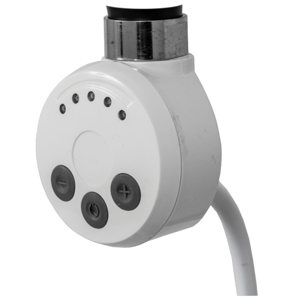 Электрический ТЭН LUX-01T-300 с терморегулятором 300W белый купить оптом по выгодной цене в Москве