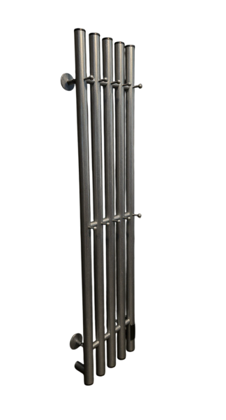 Полотенцесушитель электрический с/т Comfysan Альто (Alto) EC-5 120/24, оружейная сталь ЭК - фото и схемы подключения