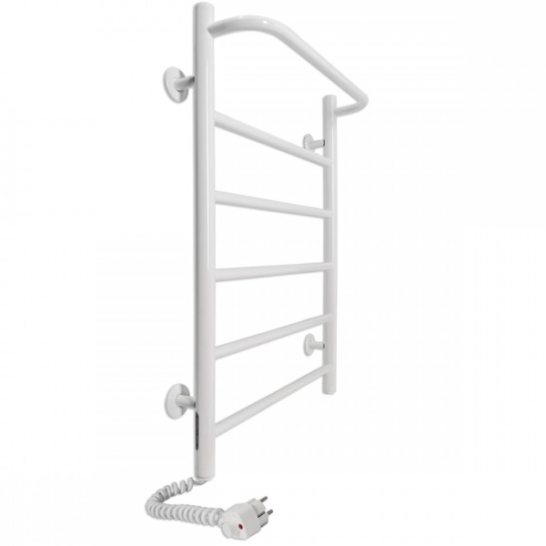 Полотенцесушитель с/т Laris Прайм ЧК П6 400/600 левый тэн белый 75201059 RU - фото и схемы подключения