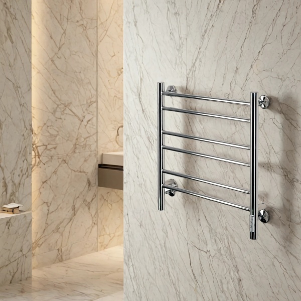 Полотенцесушитель электрический с/т Comfysan Люси (Luce) EC-6 60/50, хром - фото и схемы подключения