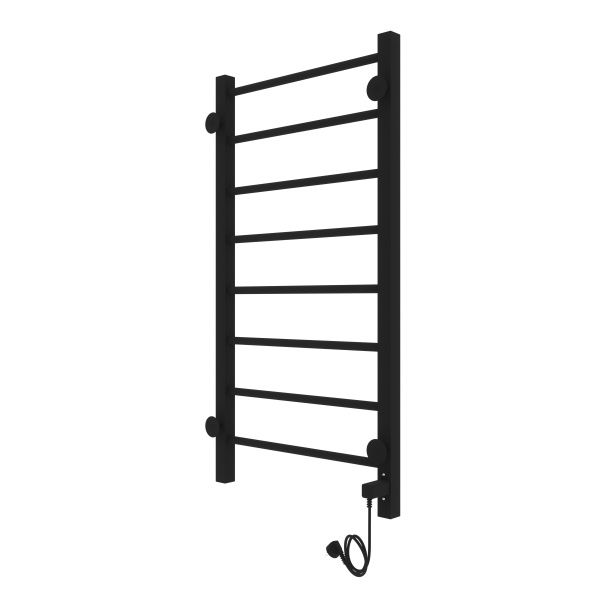 Полотенцесушитель с/т Laris Феличия ЧКЧ П8 400/800 левый тэн черный 73207612 RU - фото и схемы подключения